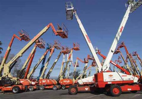 Ahern Rentals aerial platform fleet